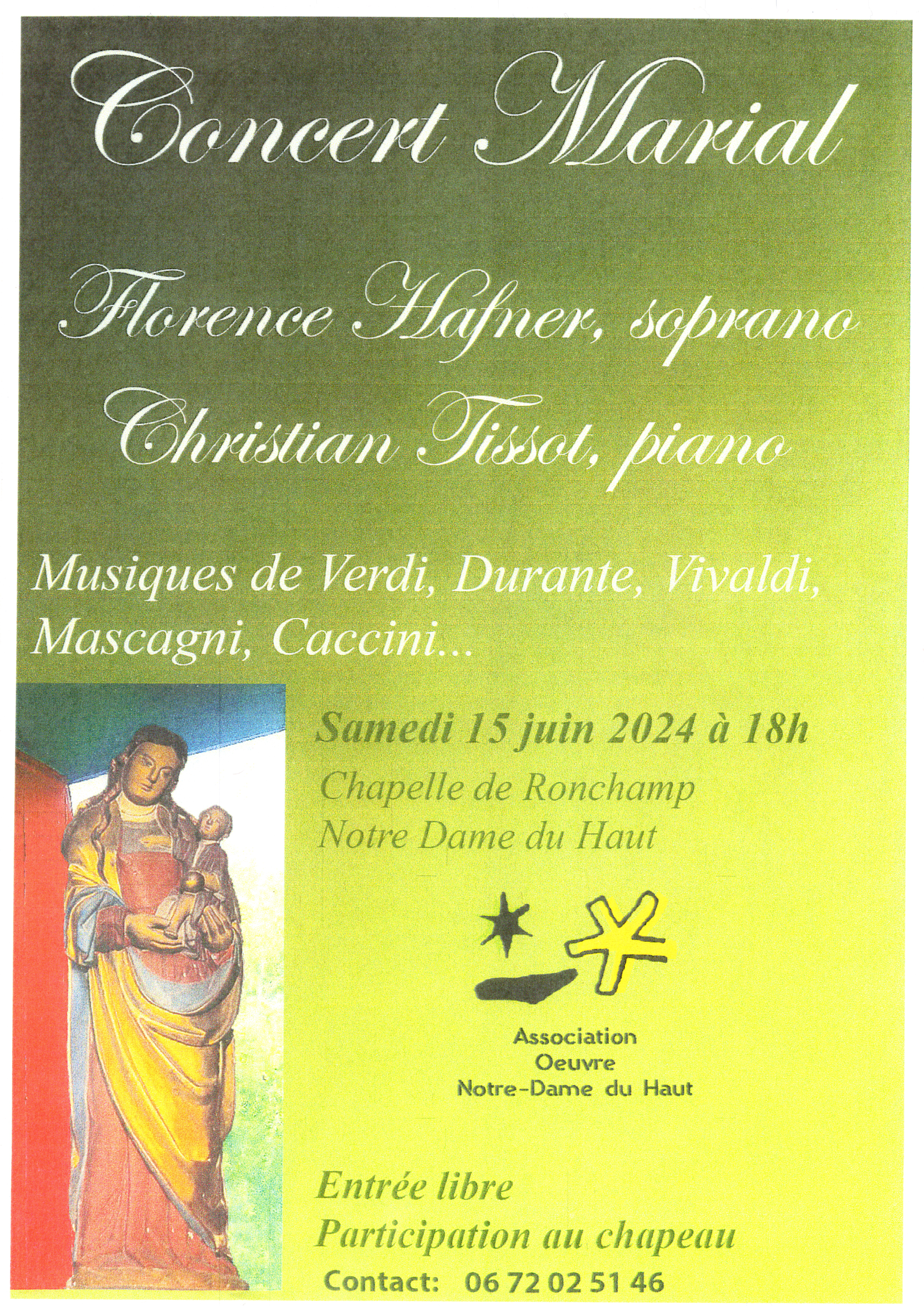 Concert Marial - Colline Notre-Dame du Haut