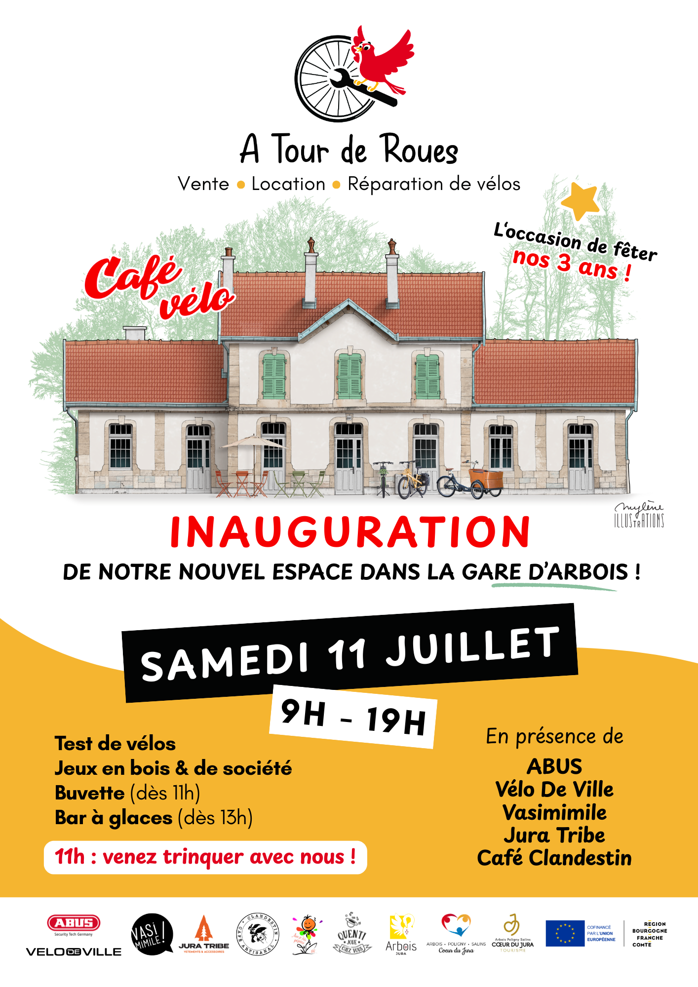 Inauguration du Café Vélo
