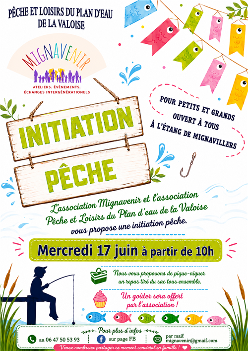 Initiation &agrave; la p&ecirc;che