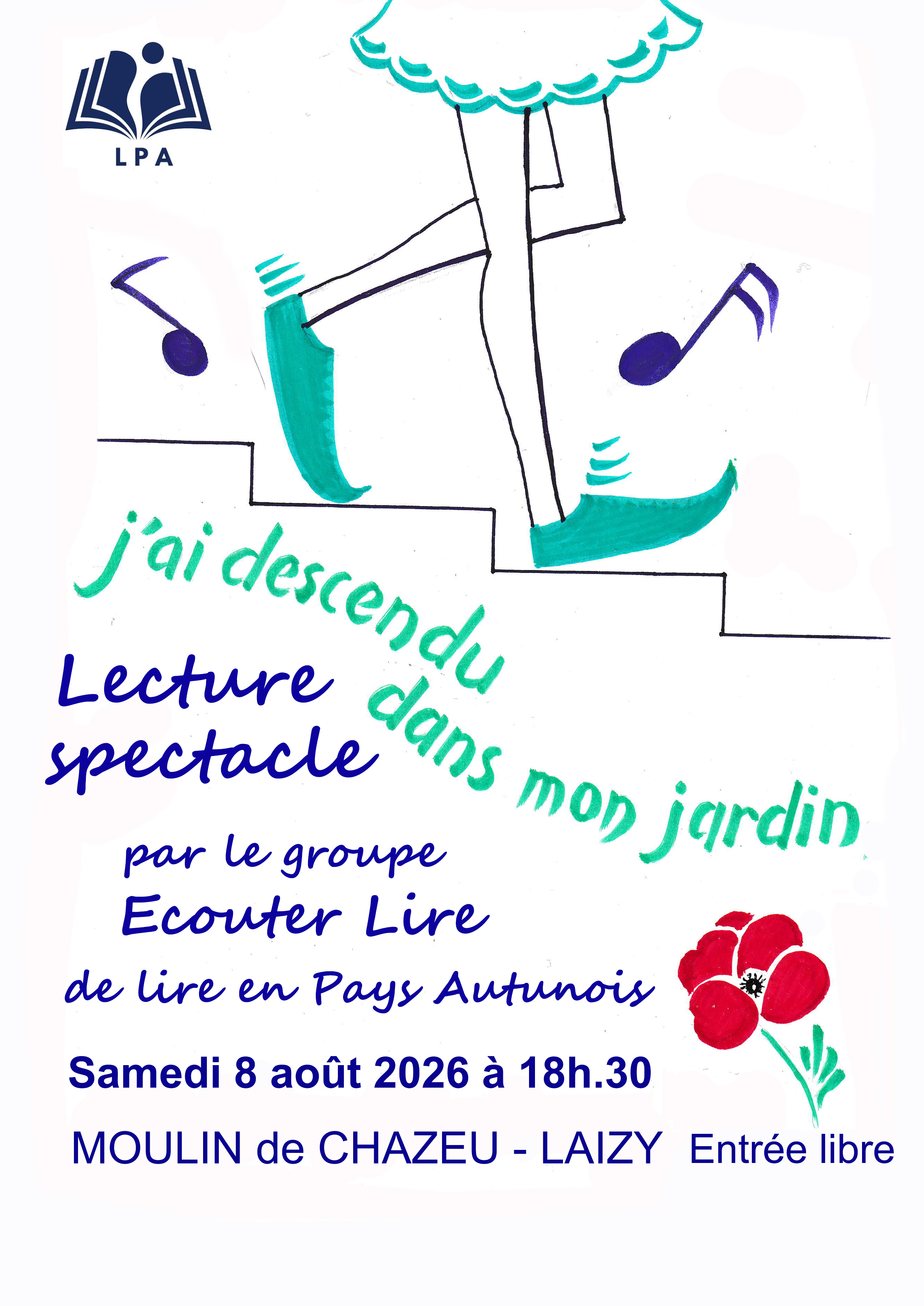 Lecture / Spectacle "J'ai descendu dans mon jardin" par le Groupe "écouter lire" de LPA