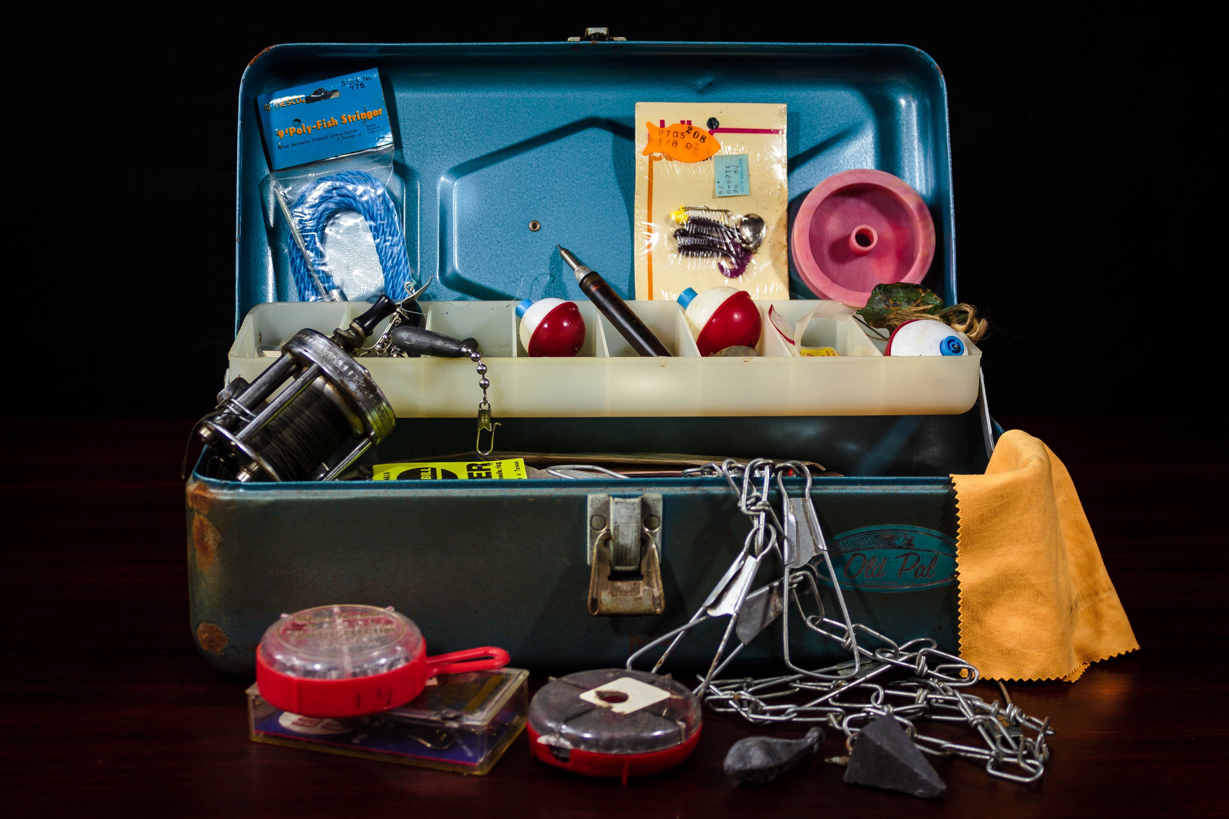 Brocante de matériel de pêche