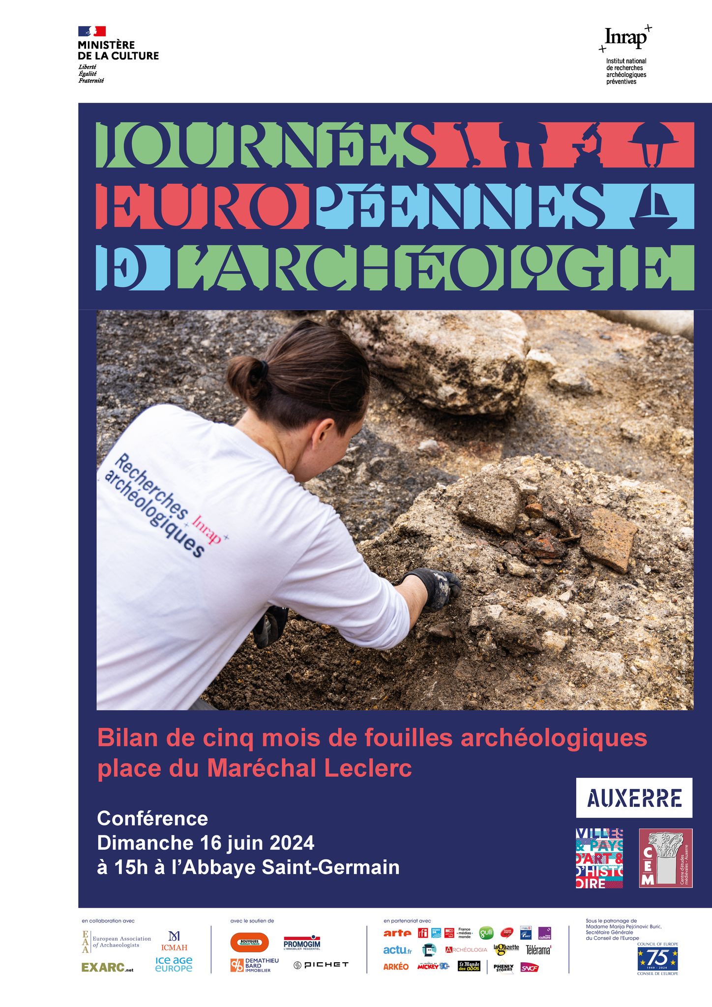 Journées Européennes de l'Archéologie - Bilan des fouilles