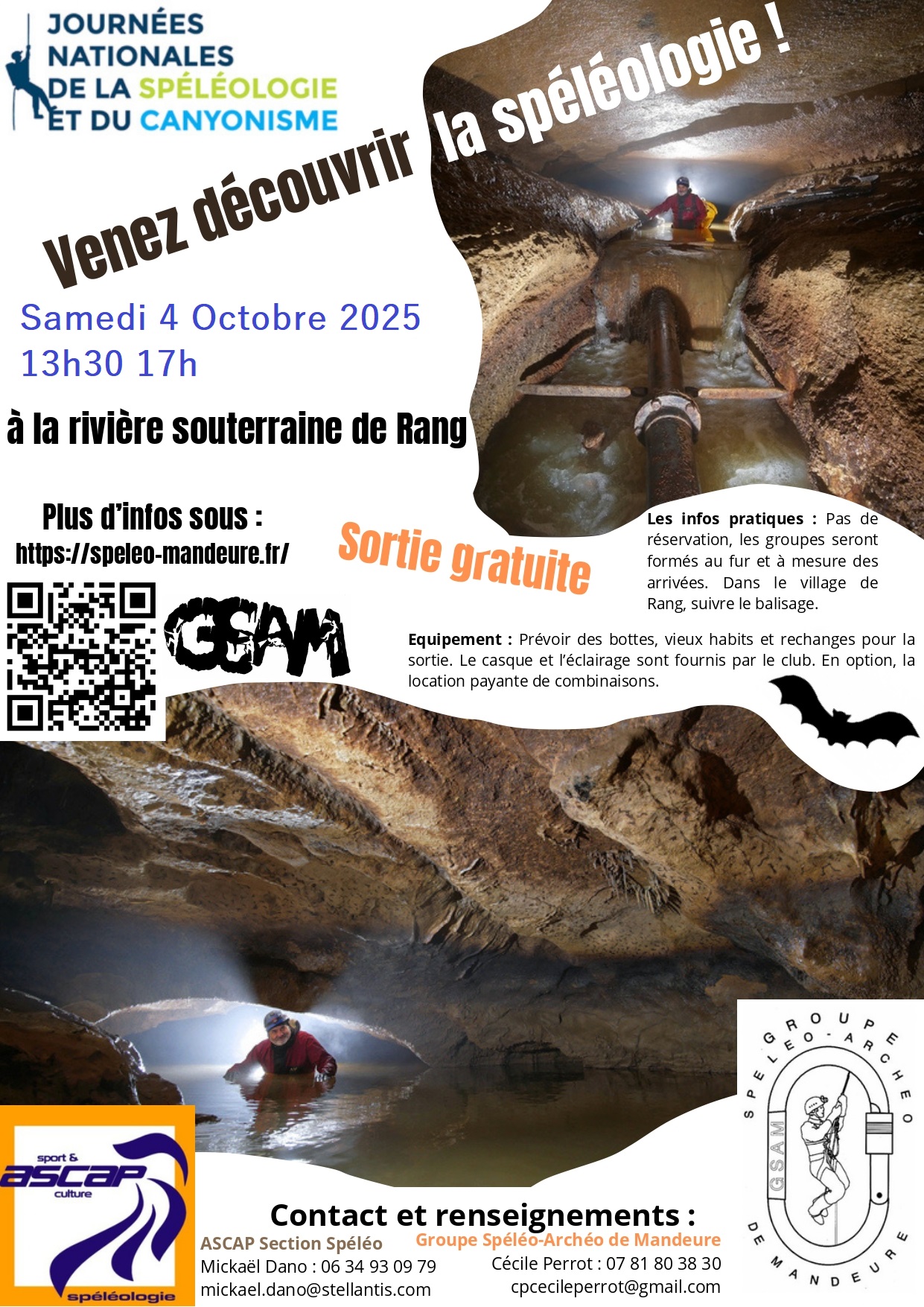 Journée Nationale de la Spéléologie à Rang