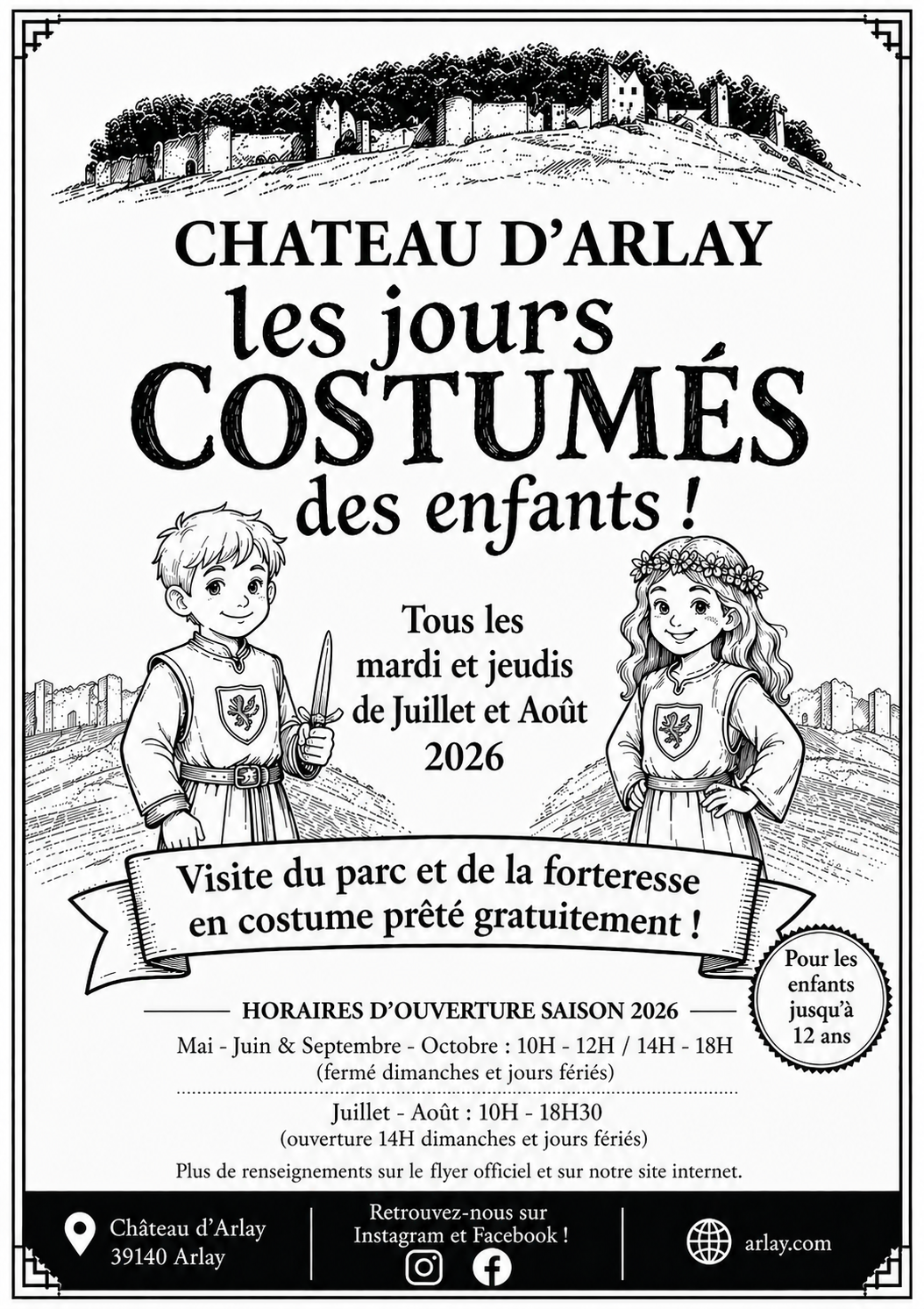 Les jours costumés au château d'Arlay
