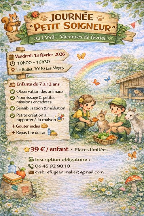 Journ&eacute;e "petit soigneur"