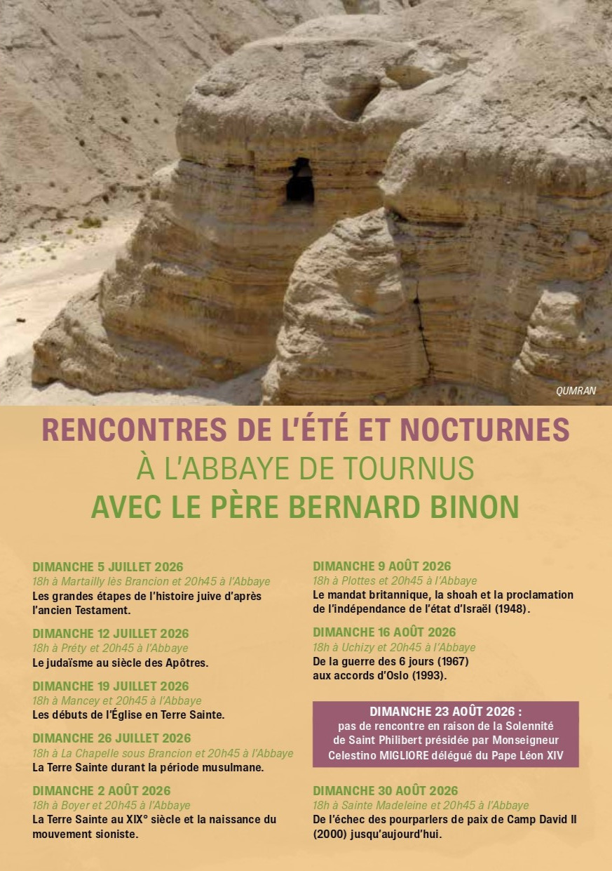 Rencontres de l'été avec le Père Binon : De la guerre des 6 jours aux accords d'Oslo