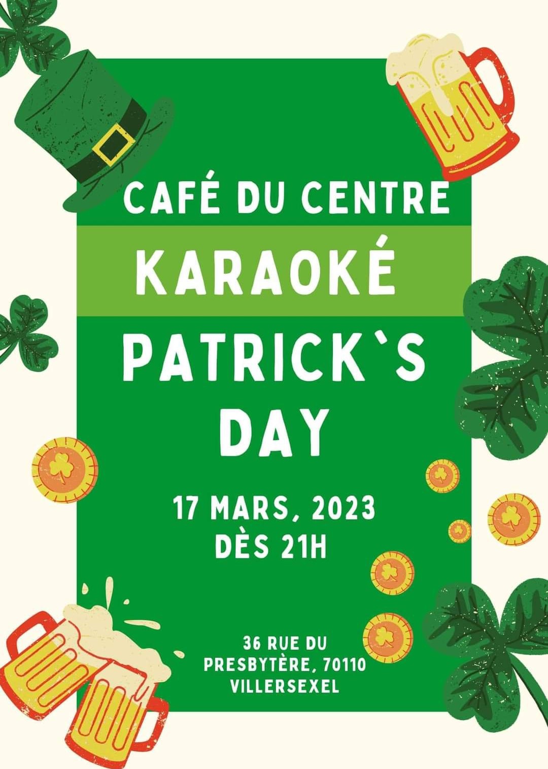 karaoké café du centre VILLERSEXEL 17 mars