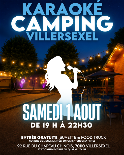 Karaok&eacute; camping Villersexel