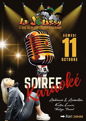 Soirée Karaoké au bar Le Joussy à Ronchamp