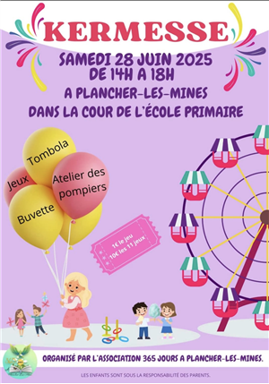 Kermesse à Plancher-les-Mines