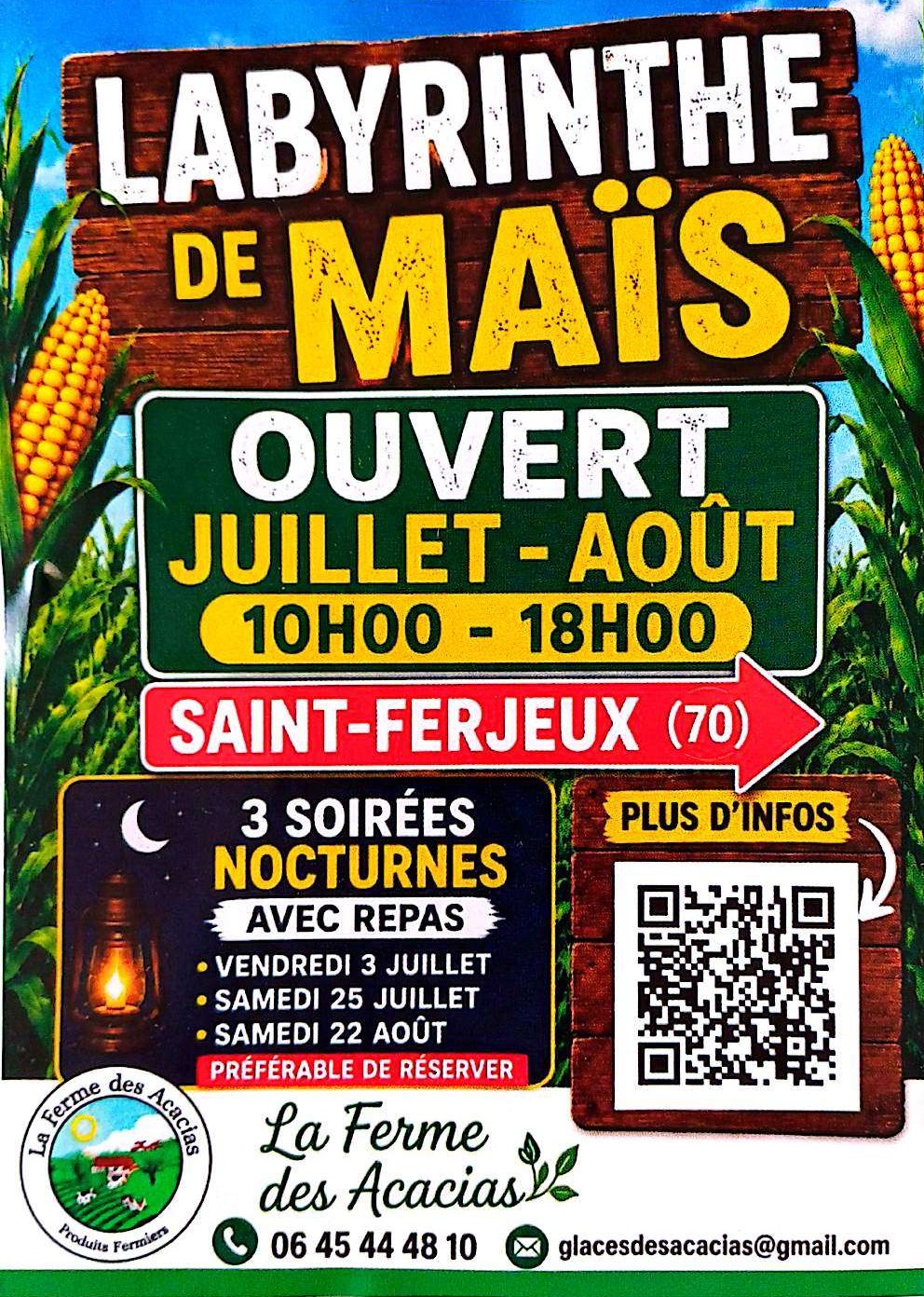 Labyrinthe de maïs pour petits et grands