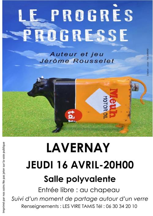 Spectacle : Le Progr&egrave;s progresse