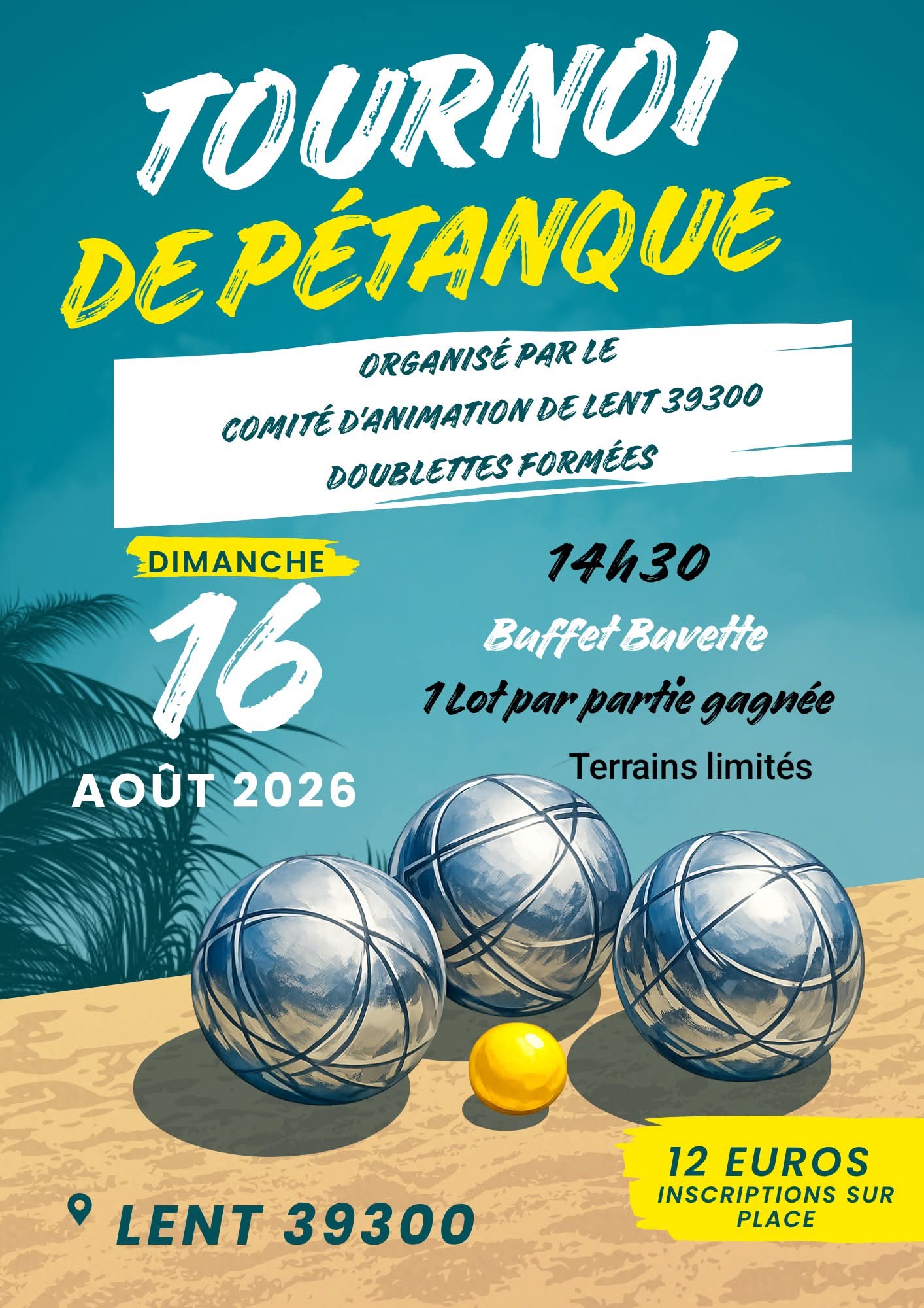 Tournoi de pétanque