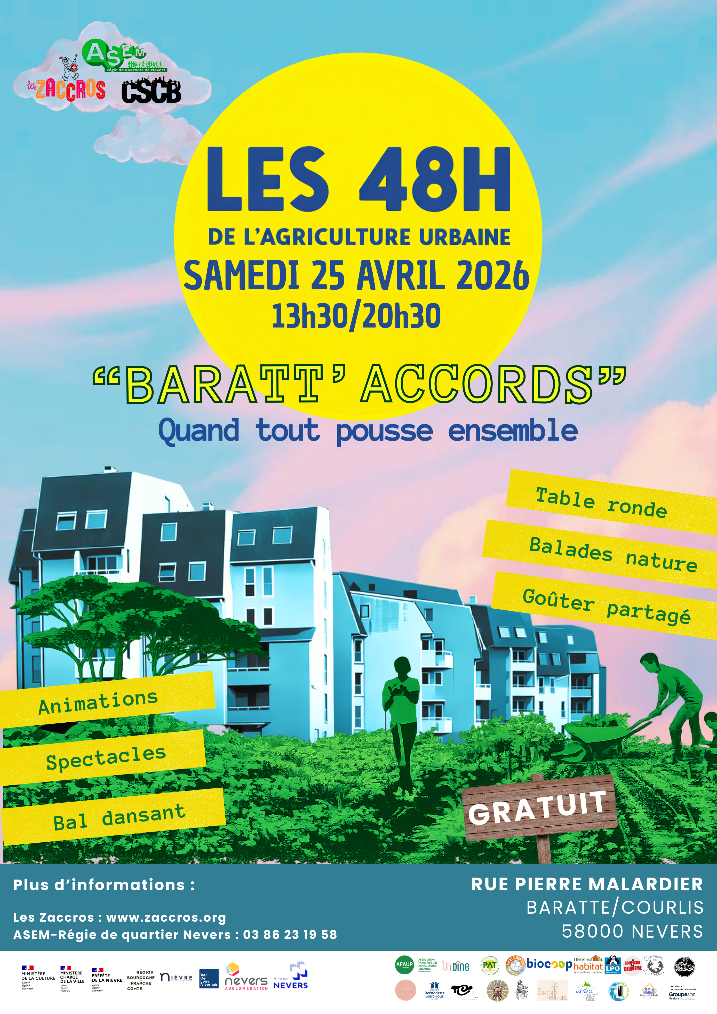 Baratt'Accords, Quand tout pousse ensemble ! - 48h de l’Agriculture Urbaine