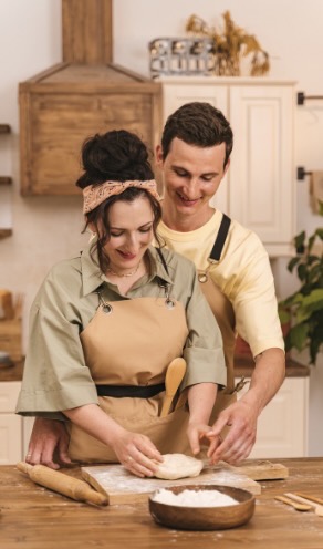 les amoureux en cuisine