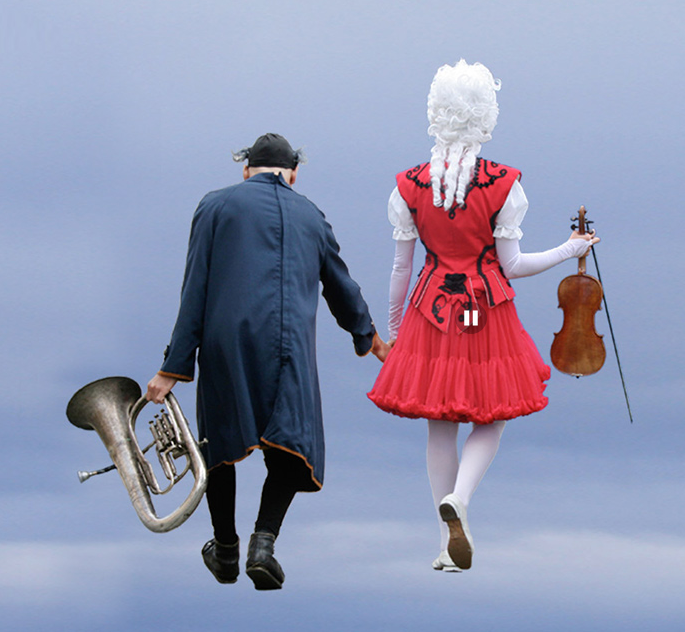 Les Rois Vagabons, concerto pour deux clowns