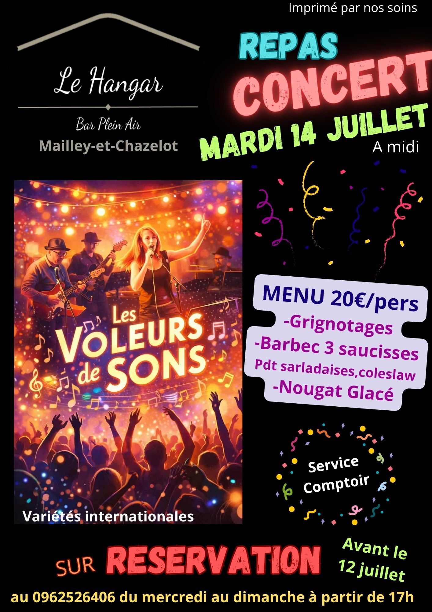 Repas Concert