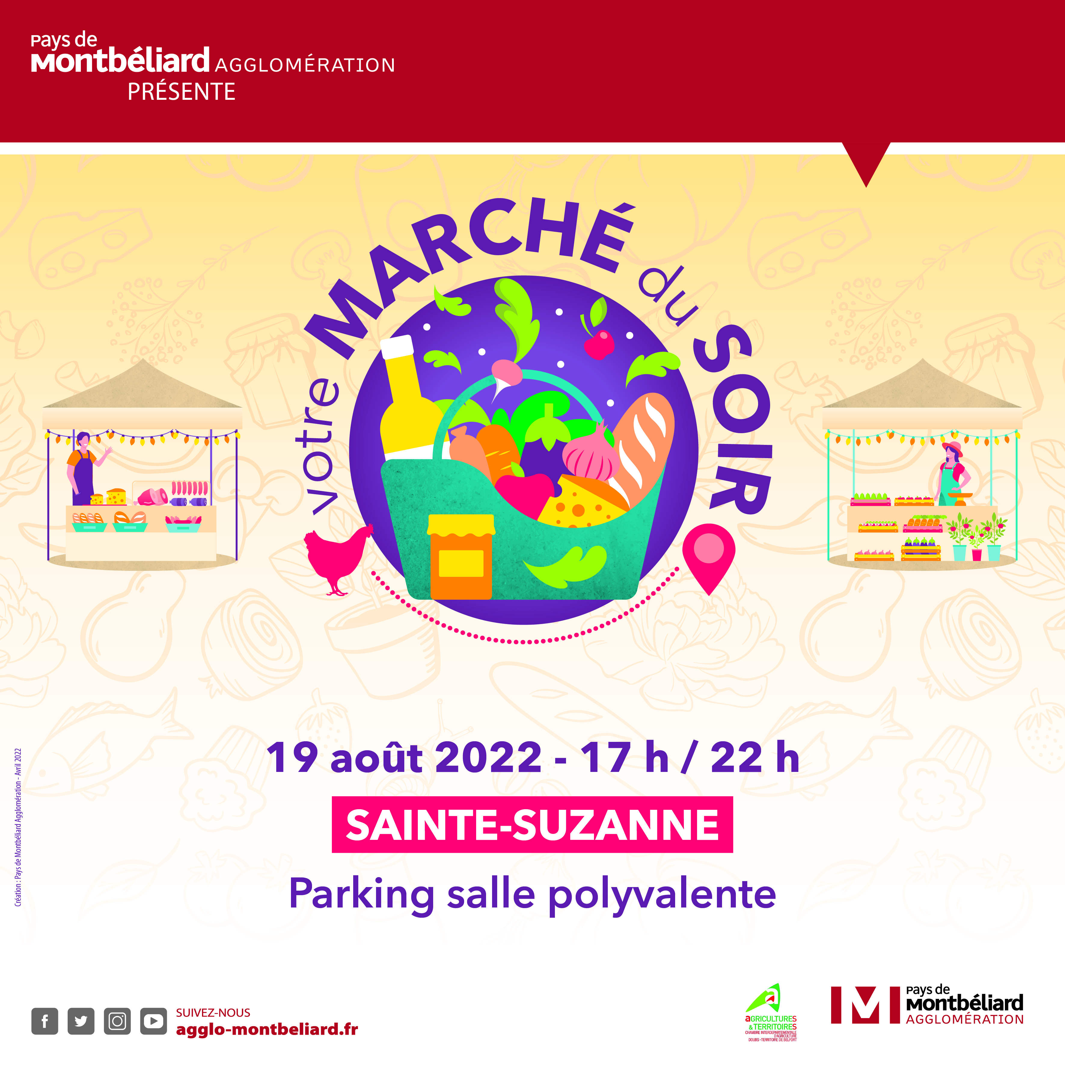 Marché du soir Sainte-Suzanne