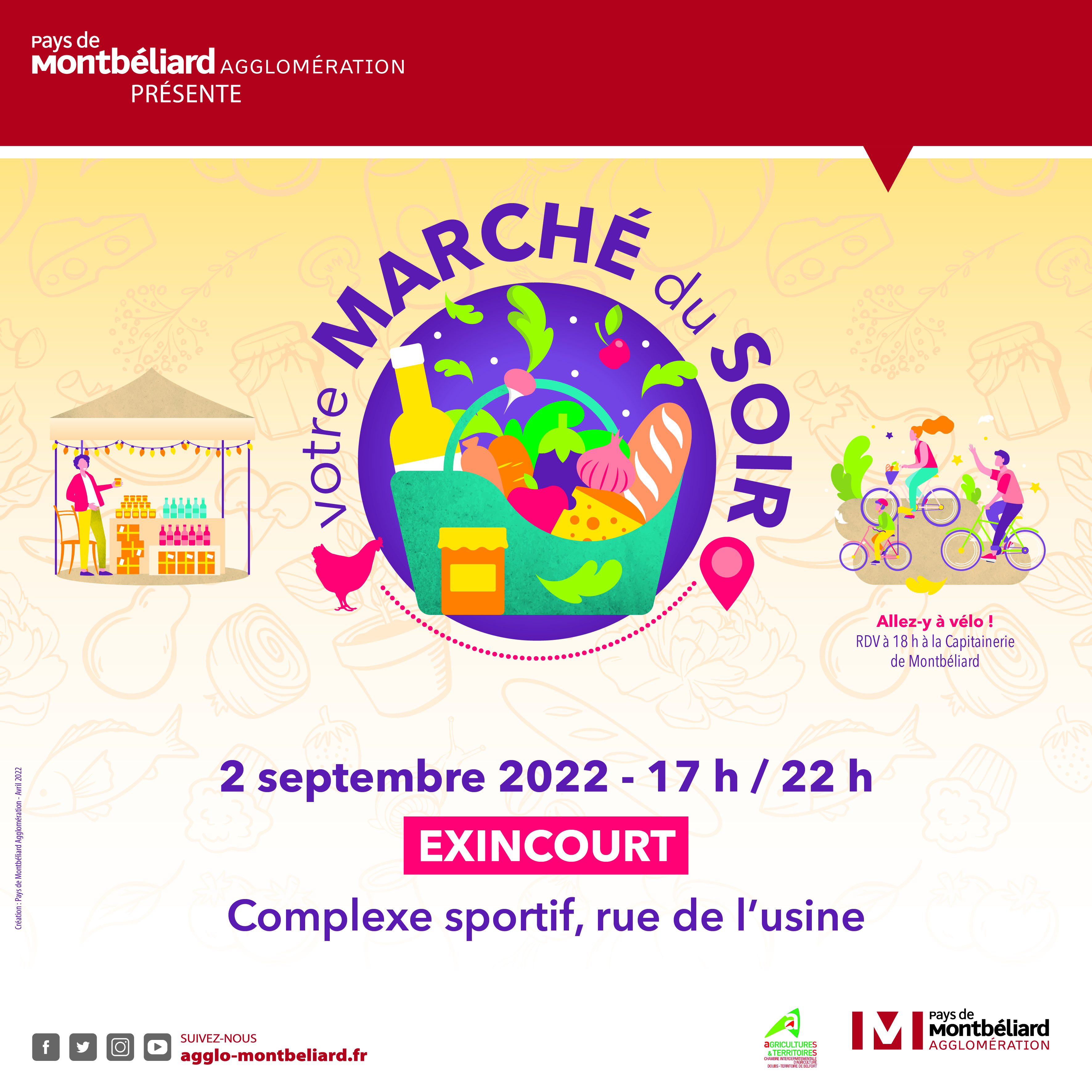 Marché du soir Exincourt