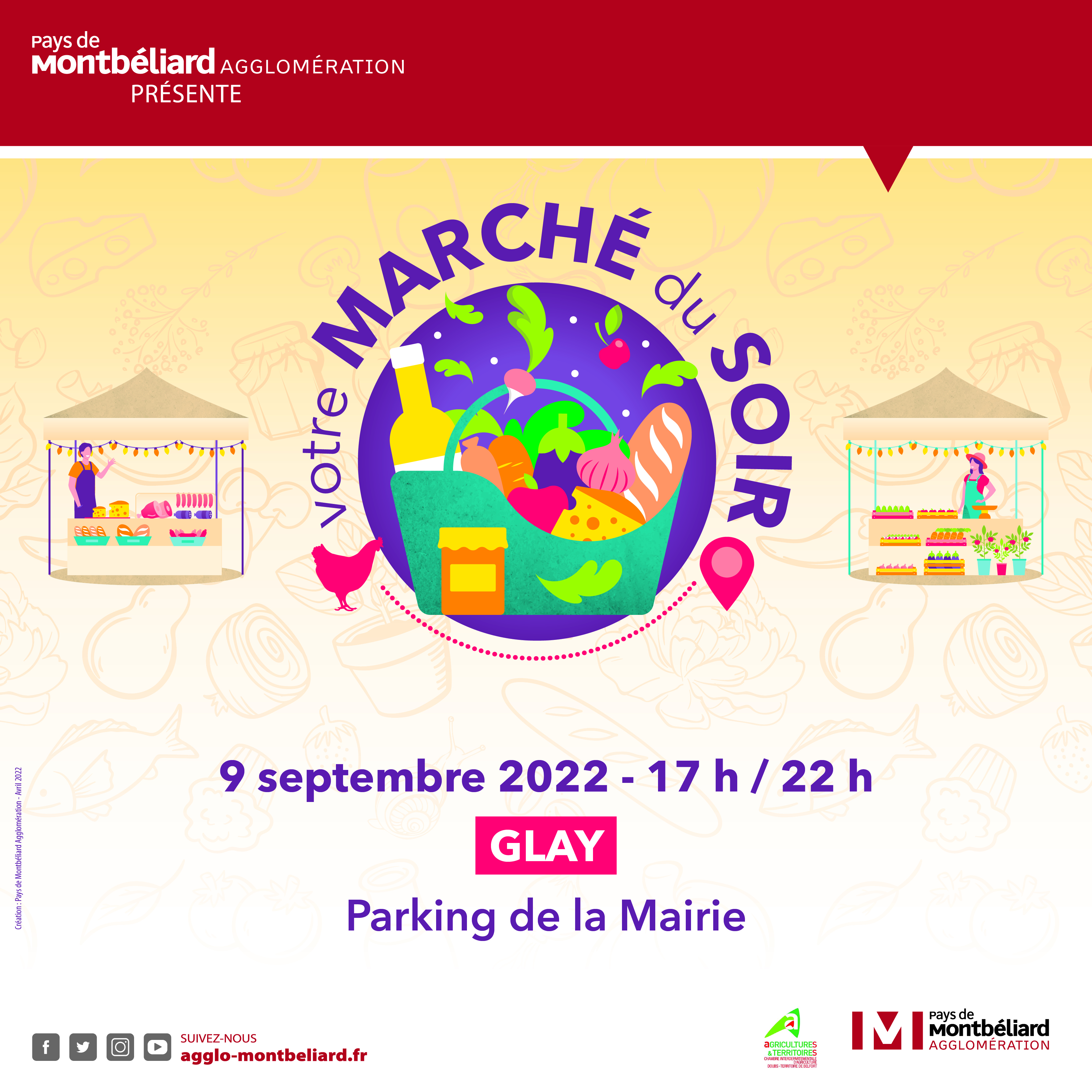 Marché du soir Glay