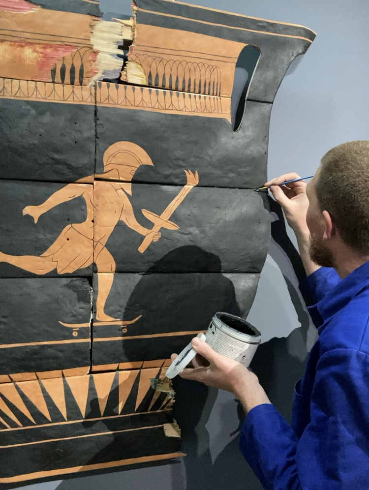 live painting Rom av.JC