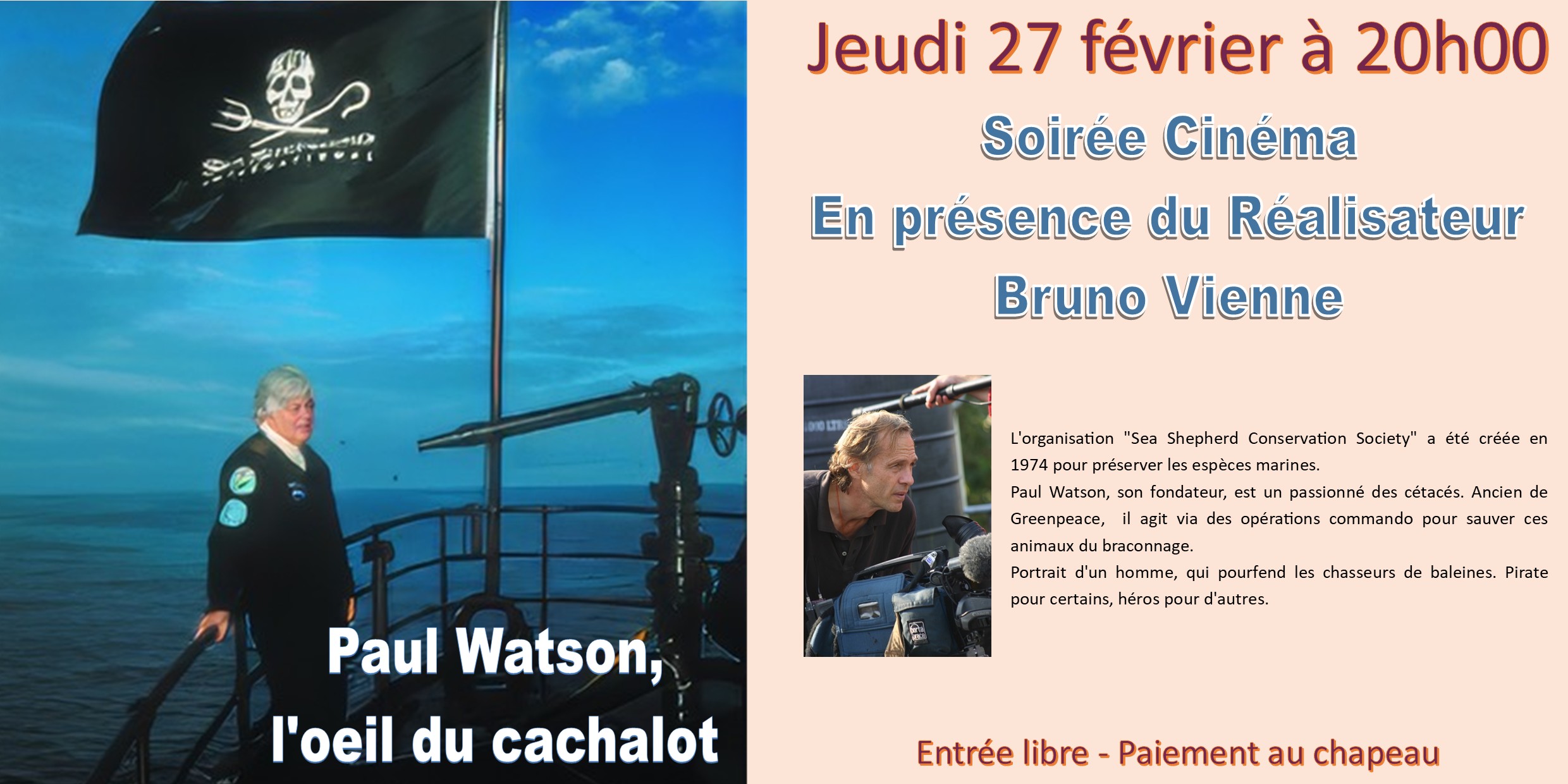 Paul Watson L'oeil du Cachalot