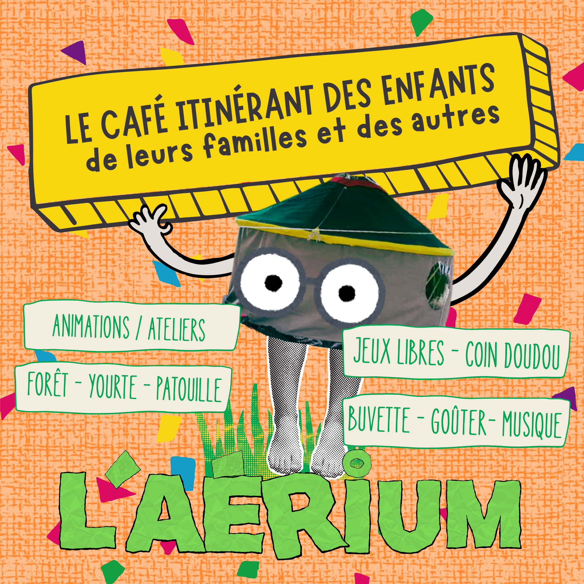 Café itinérant des enfants, de leurs familles et des autres