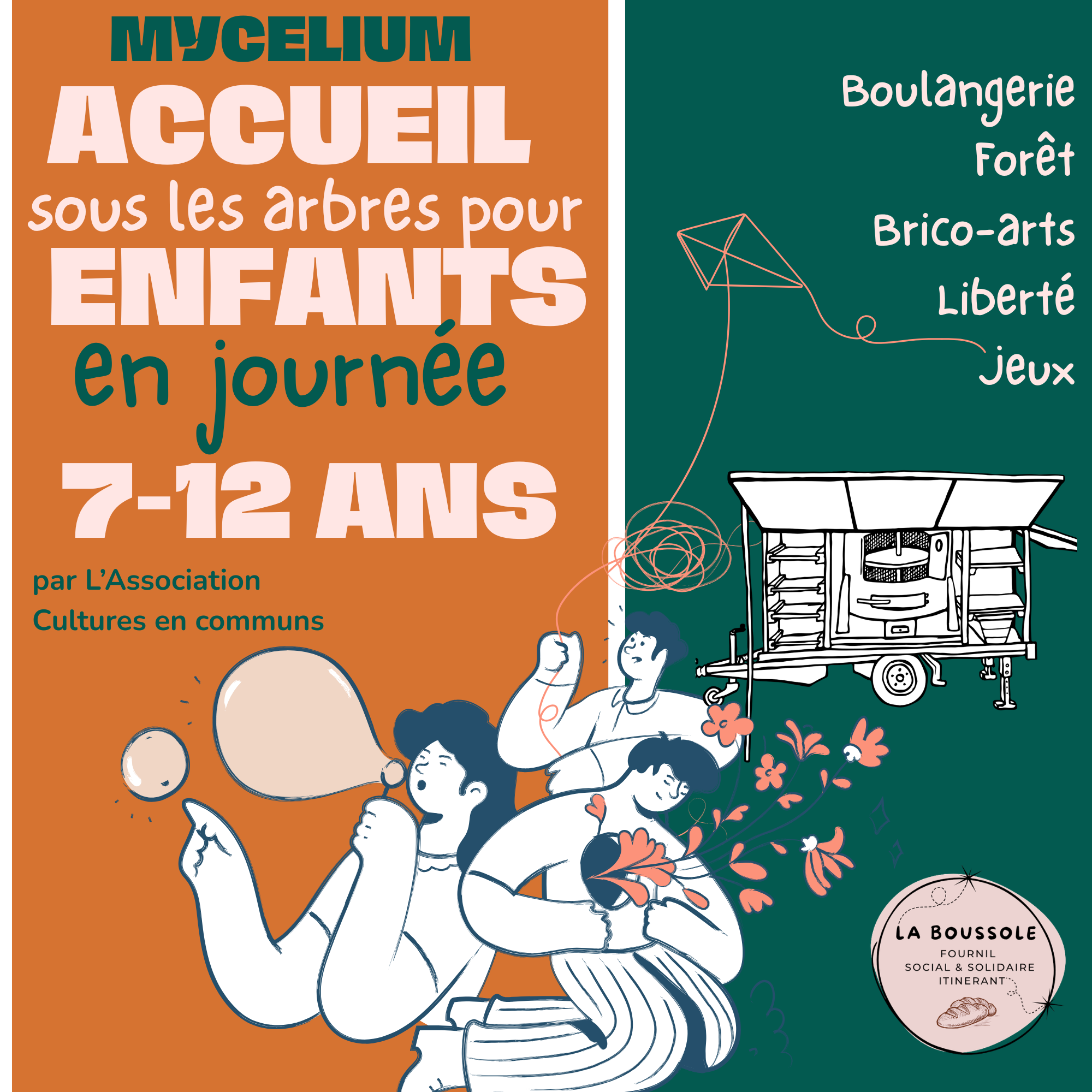 Accueil sous les arbres pour enfants