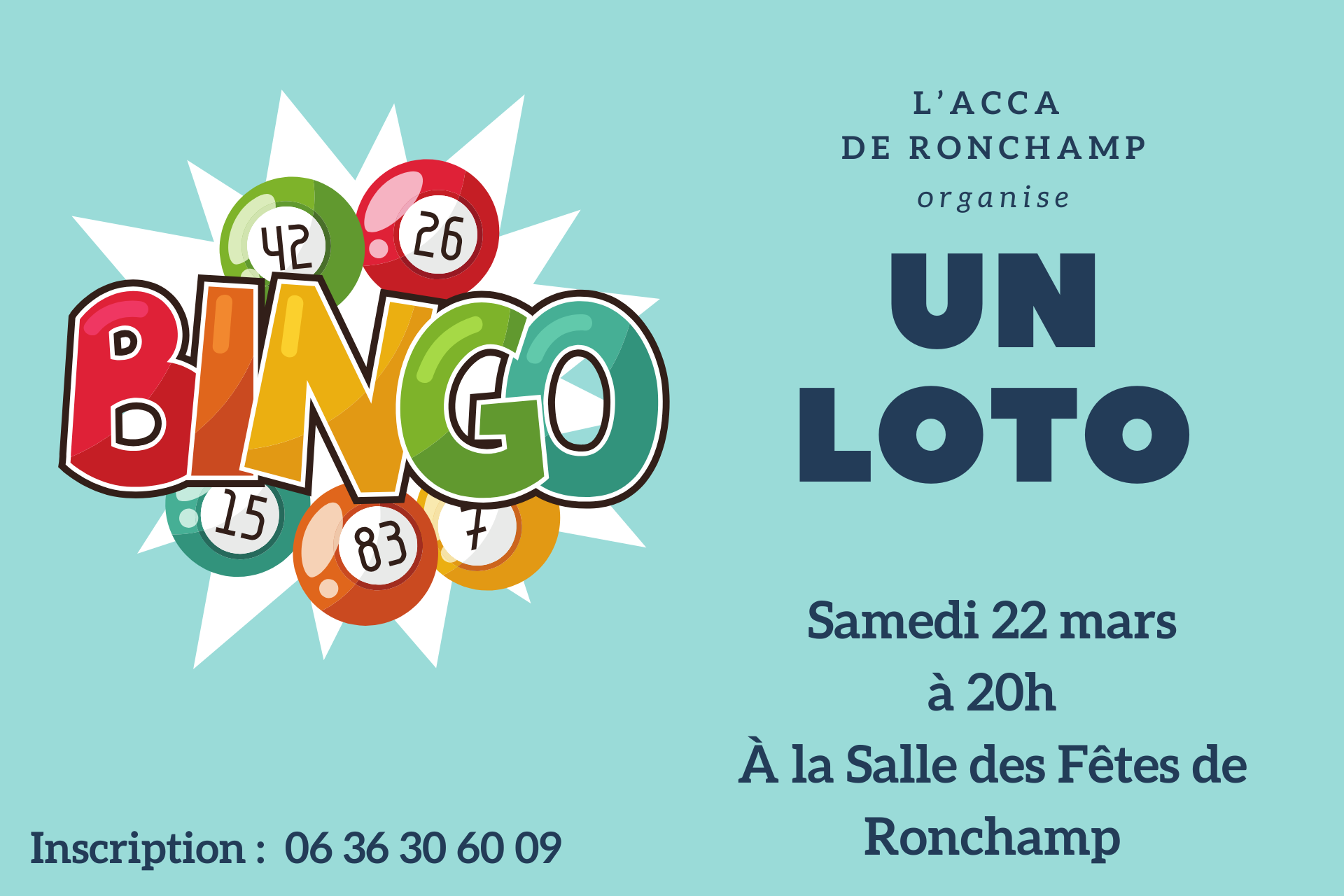 LOTO de l'A.C.CA. de Ronchamp