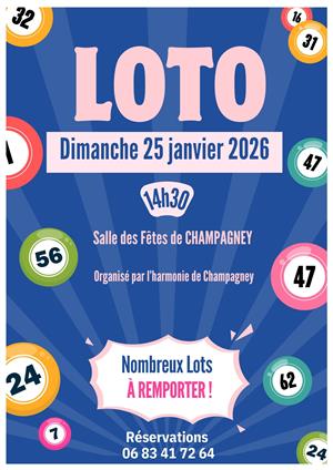 LOTO de l'Harmonie Municipale de Champagney