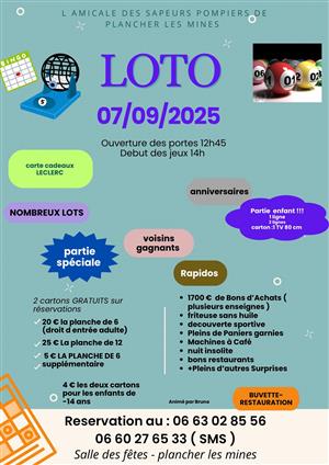 LOTO à Plancher-les-Mines