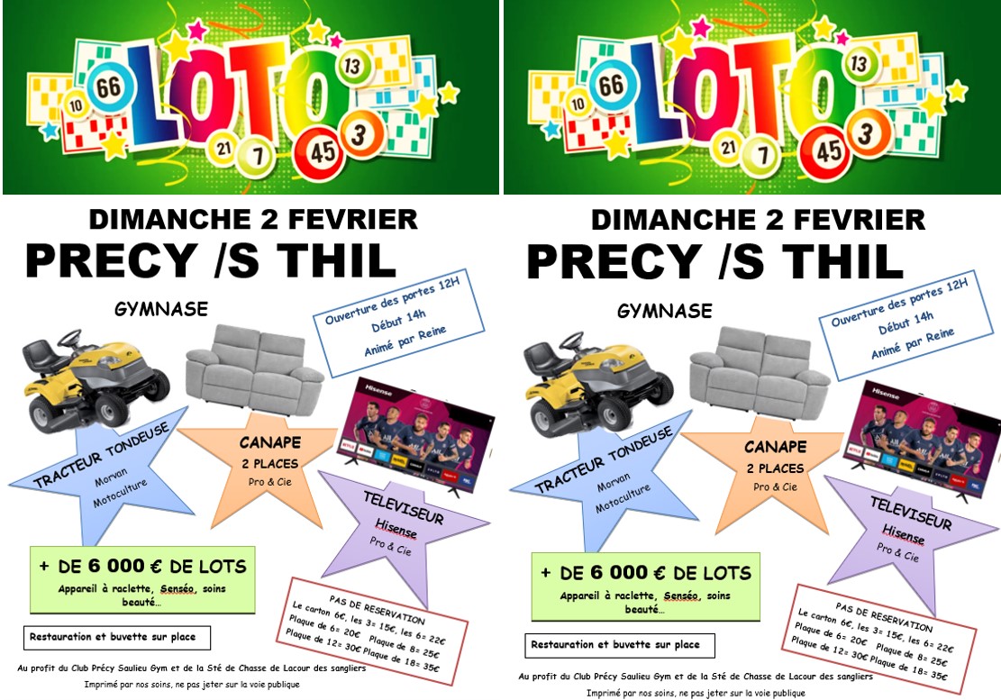 Loto Précy /s Thil