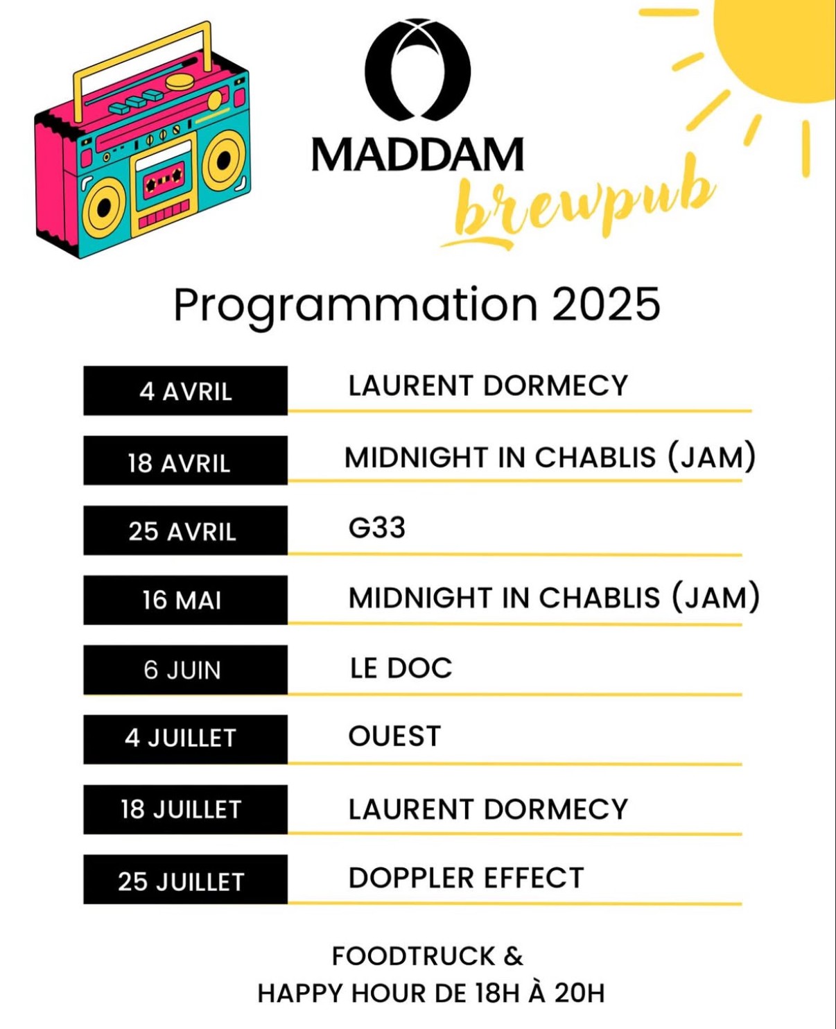 Programmation 2025 