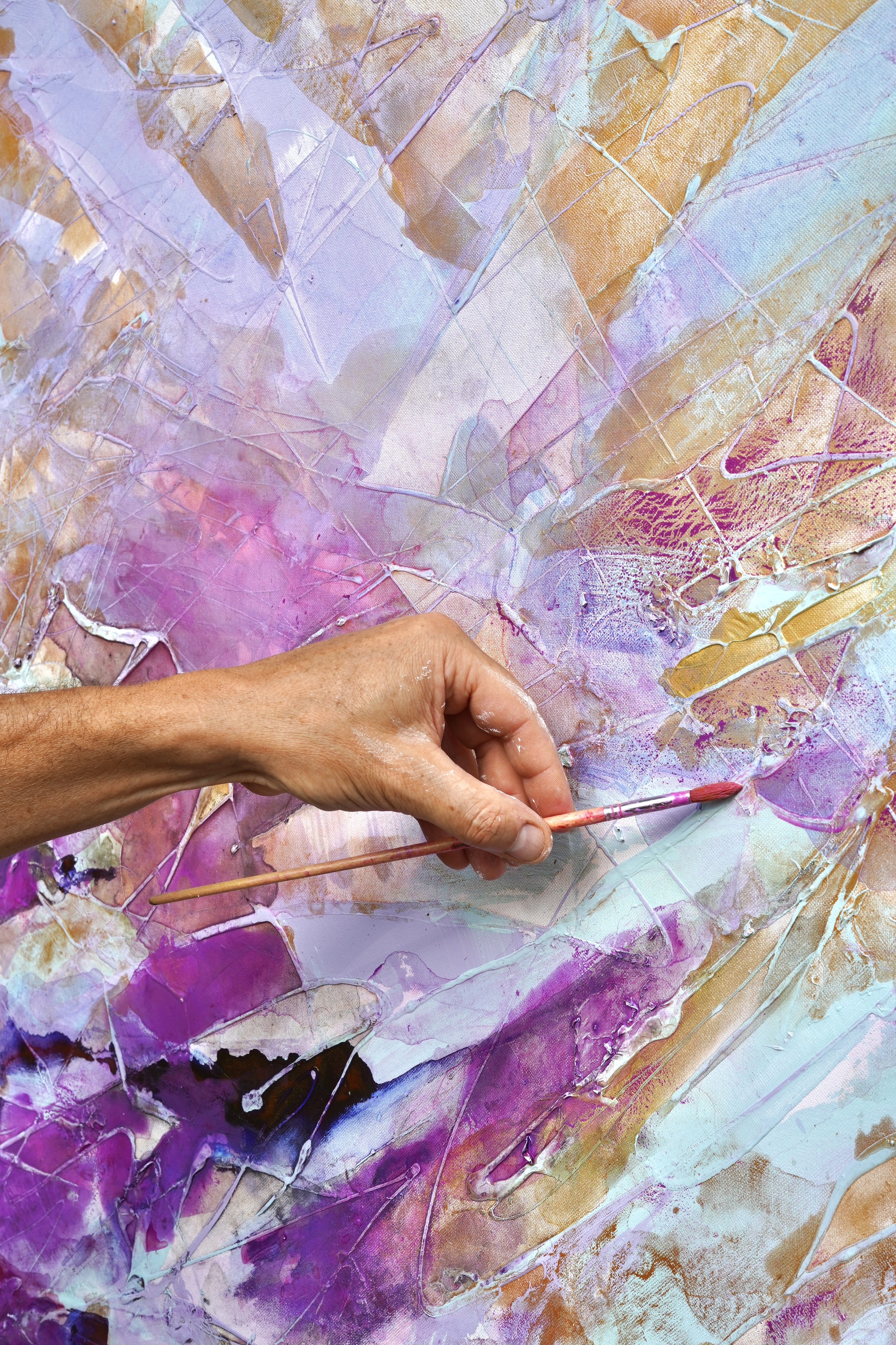 La main de l'artiste