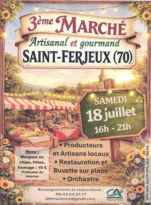 March&eacute; artisanal et gourmand