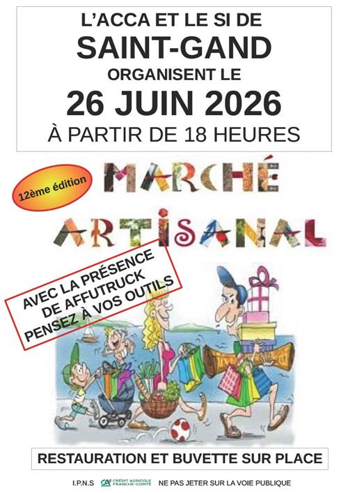 Marché artisanal à SaintGand