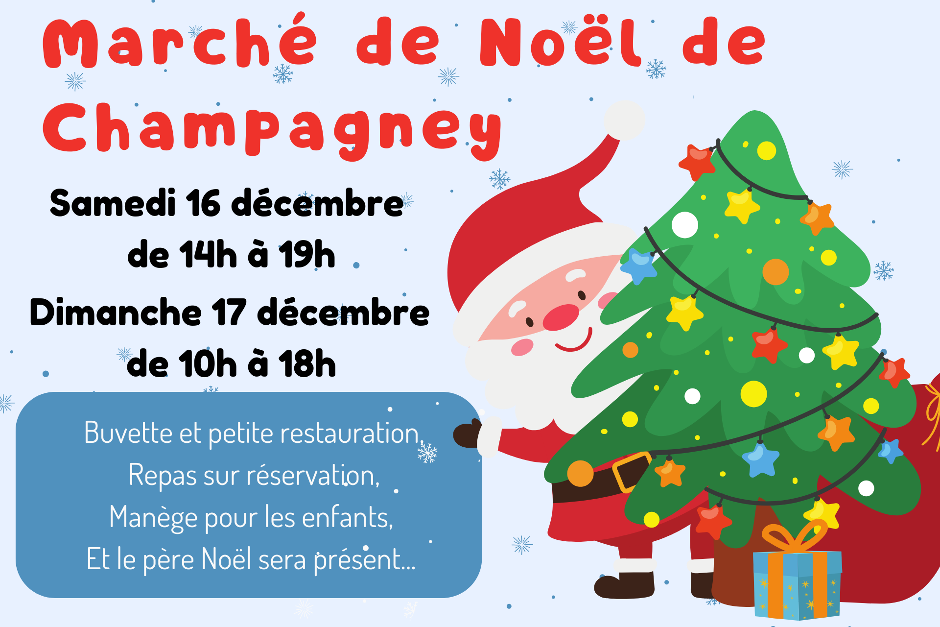 Marché de Noël à Champagney
