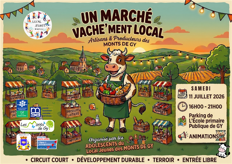 Marché local à Gy 