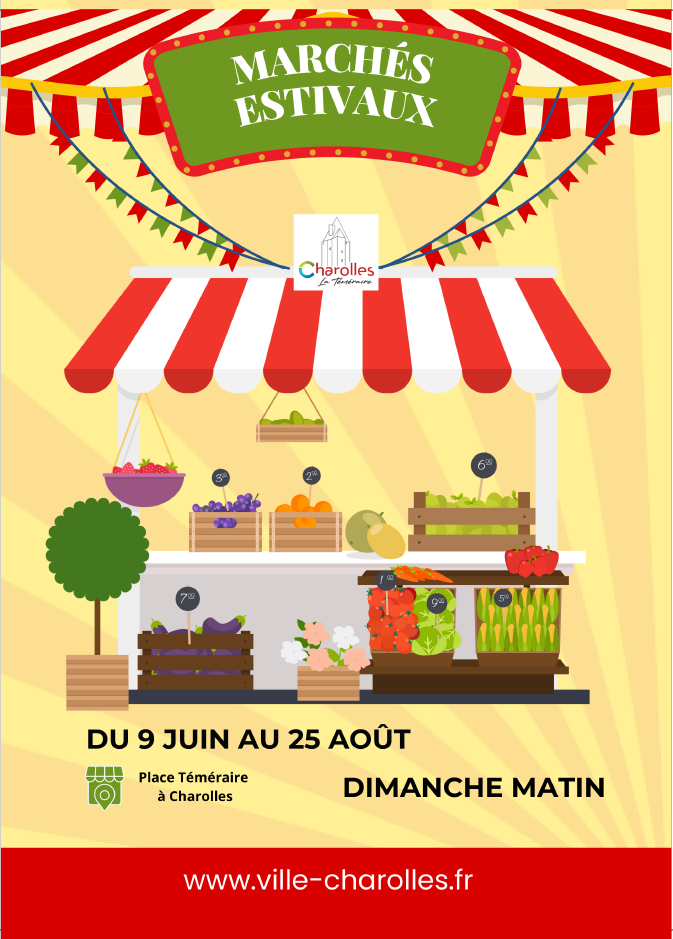 marché estival charolles 2024