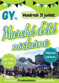 Marché d’été nocturne – Gy