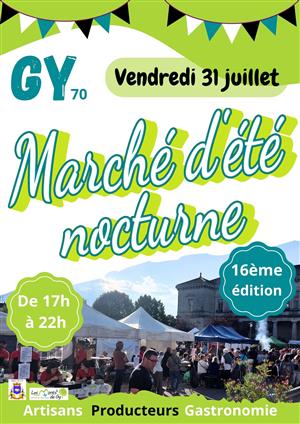 Marché d’été nocturne – Gy