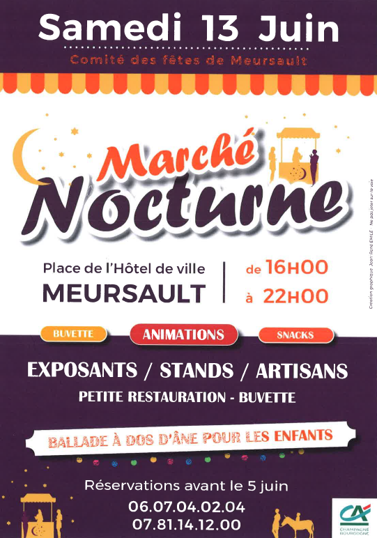 Marché nocturne artisanal et gourmand