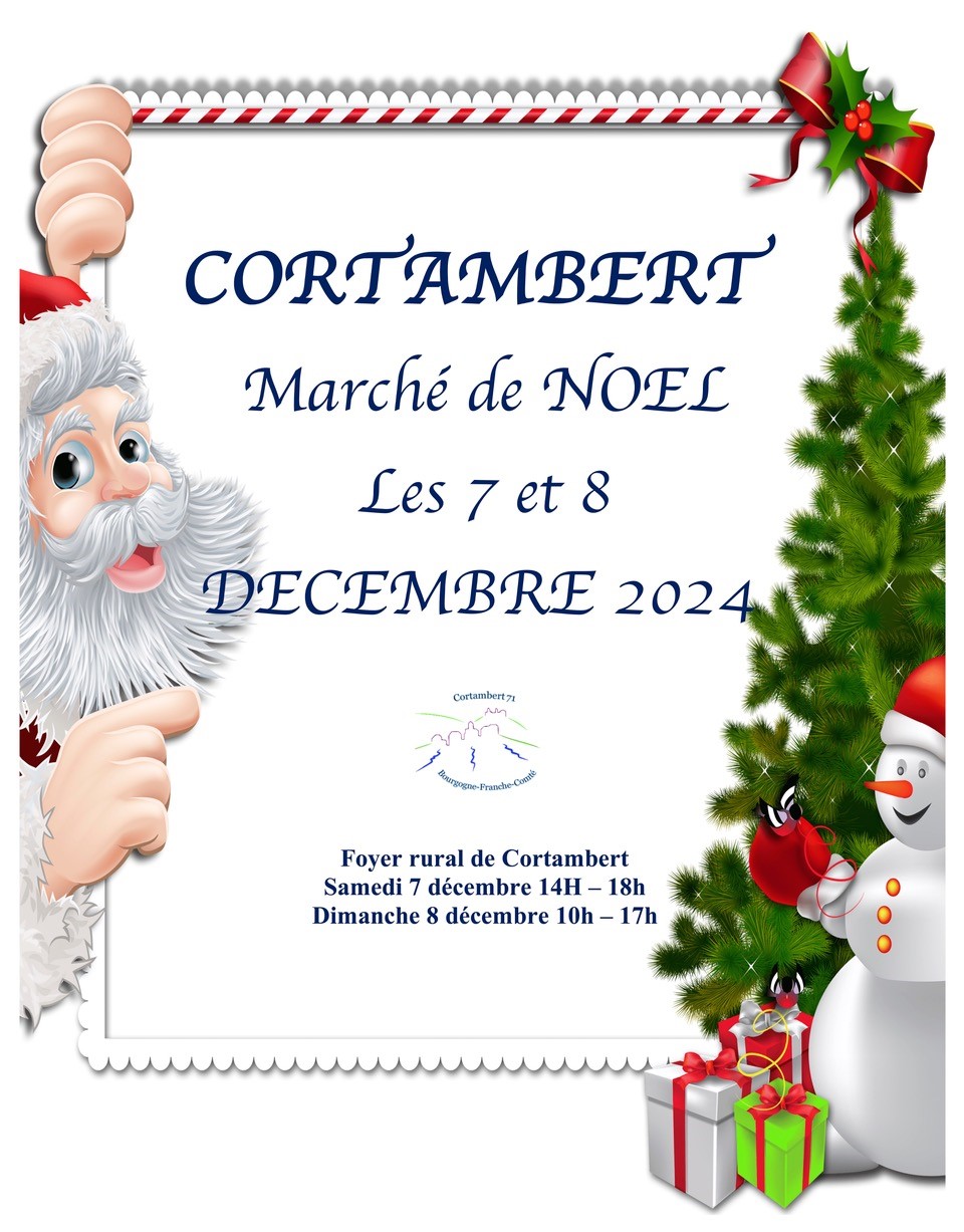 marché noel cortambert