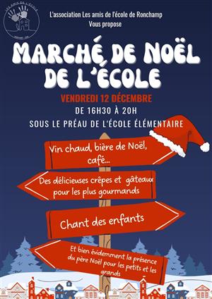 Marché de Noël de l'école de Ronchamp