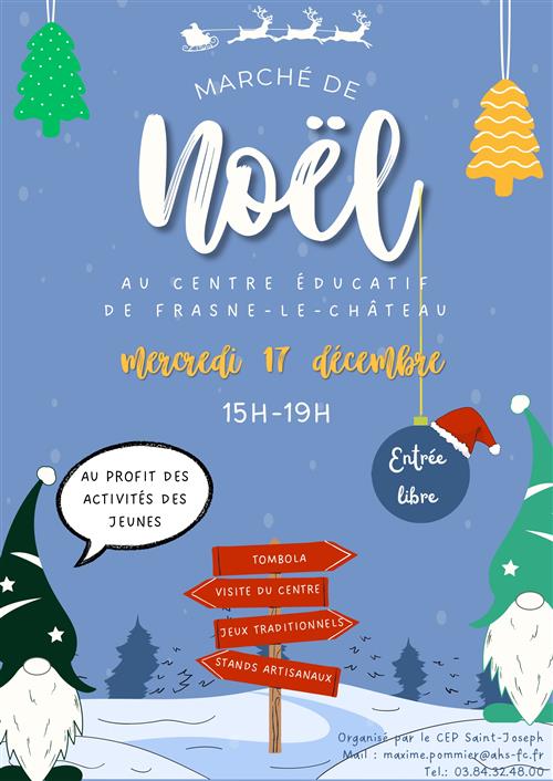 Marché de Noël à Frasne le château