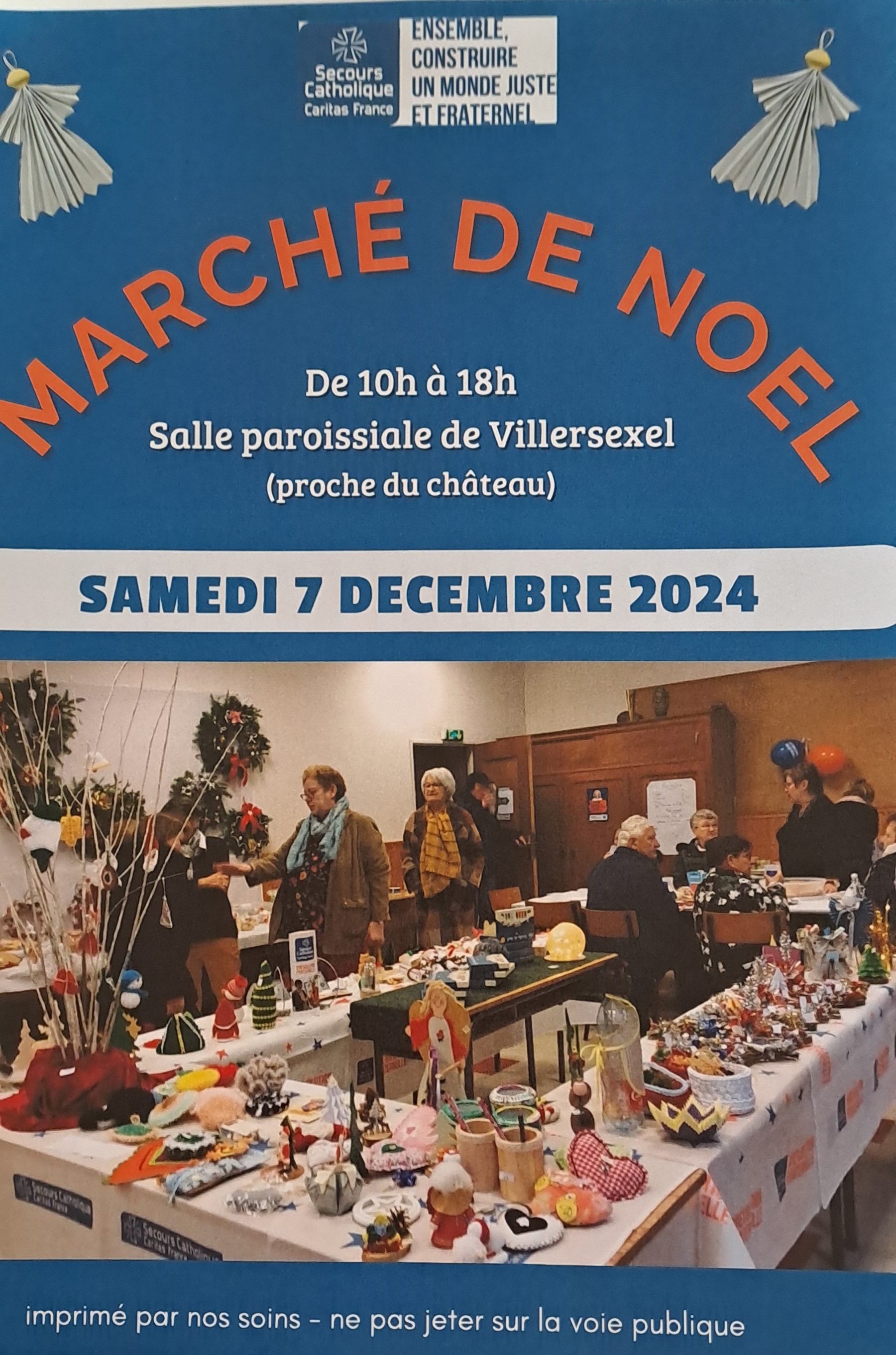 Marché de Noël du Secours Catholique 