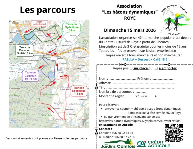 4ème Marche populaire – Les bâtons dynamiques