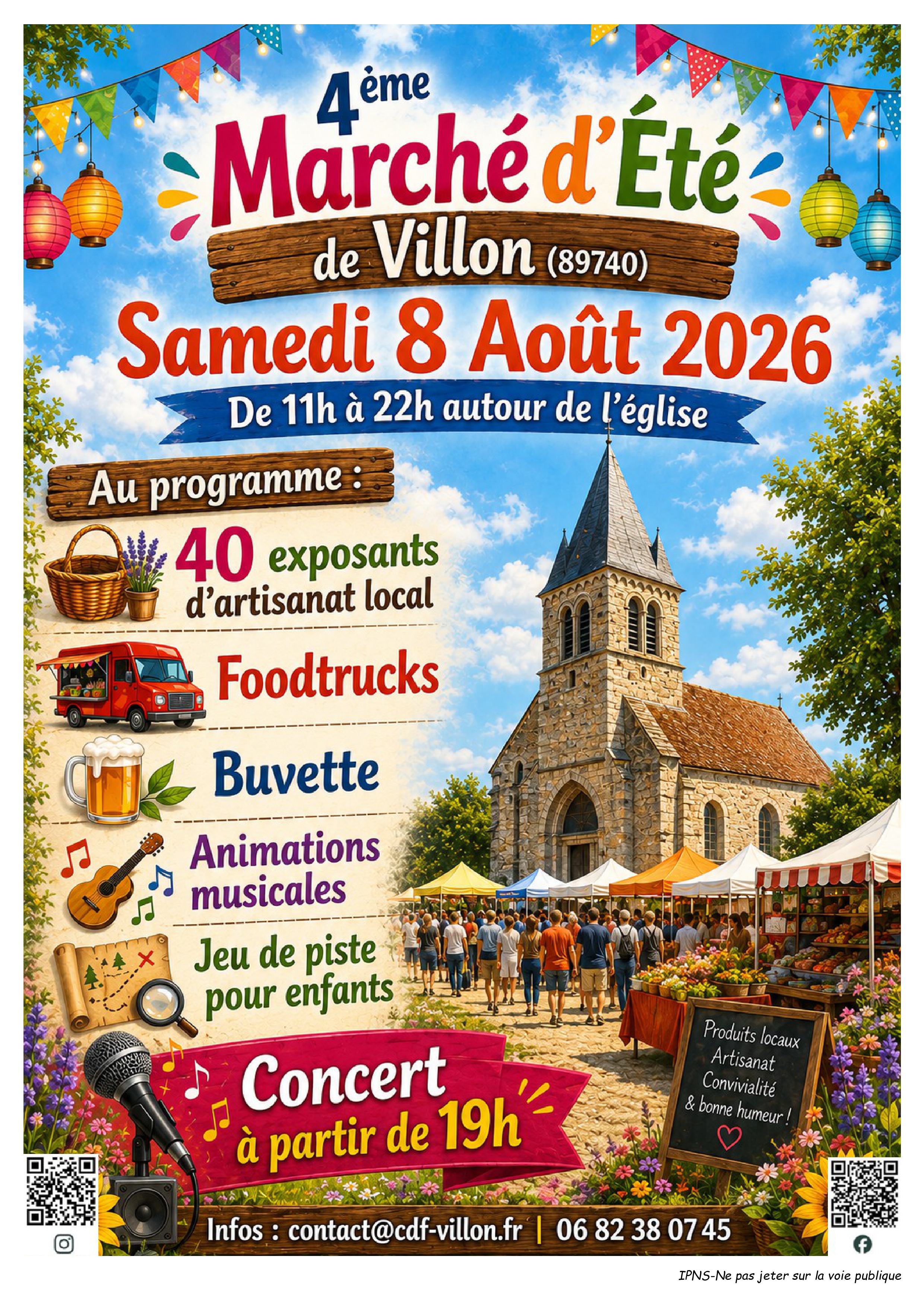 Marché d'été de Villon