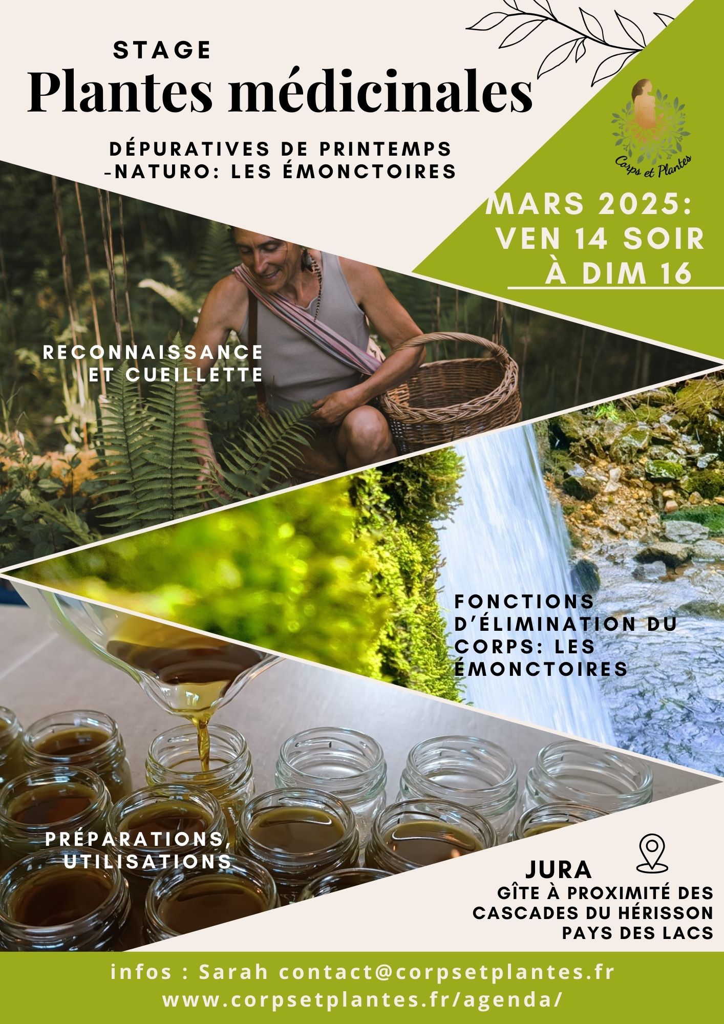 Marron Beige Blanc Illustration Photos Moderne Animé Evènement Sportif Séjour Randonnée Affiche Poster - 1