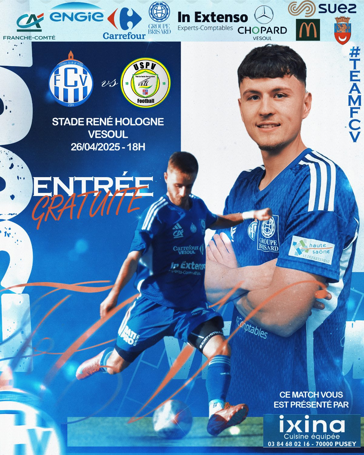Match foot FCV – USPV